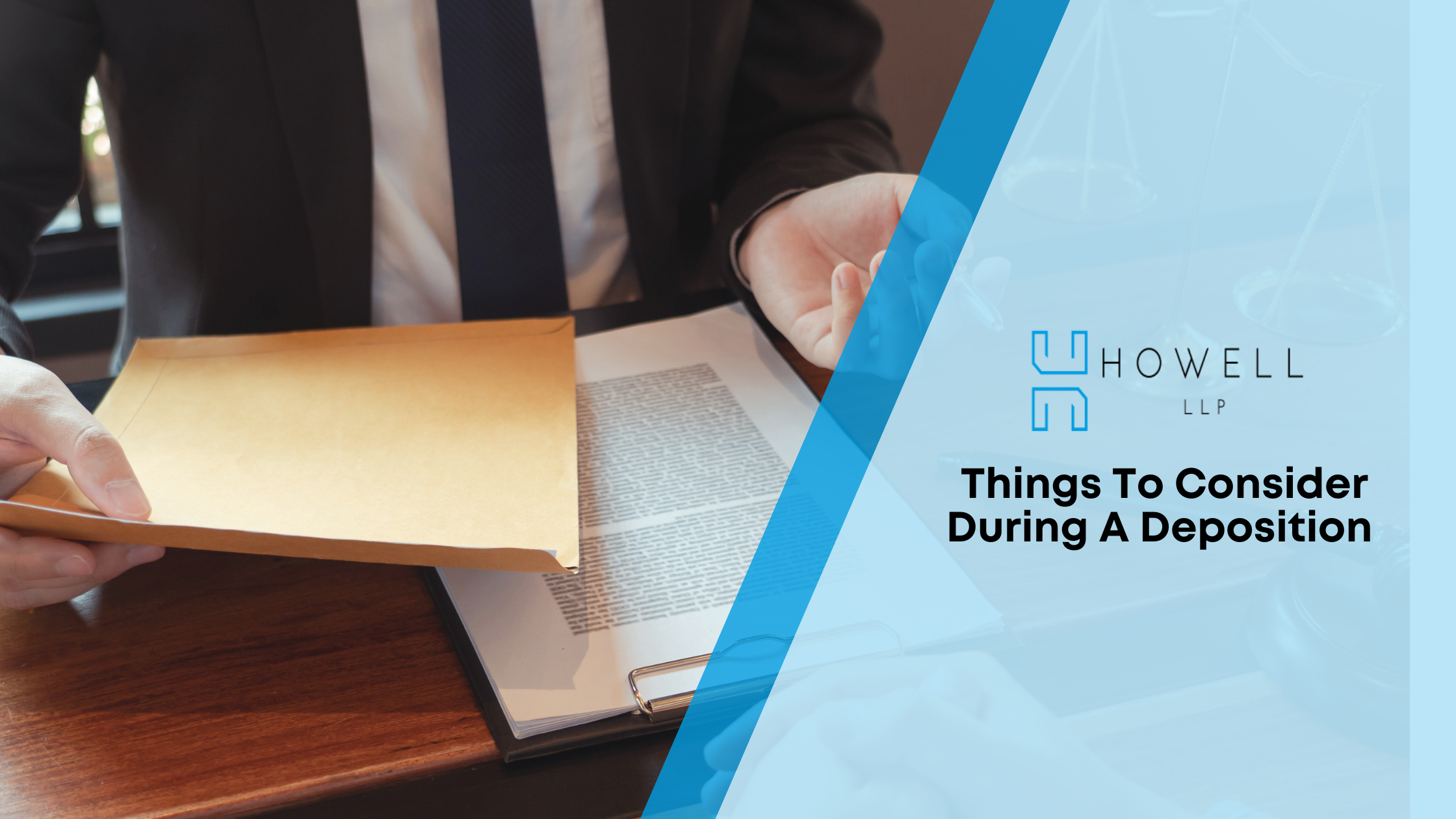 Read more about the article Things To Consider During A Deposition