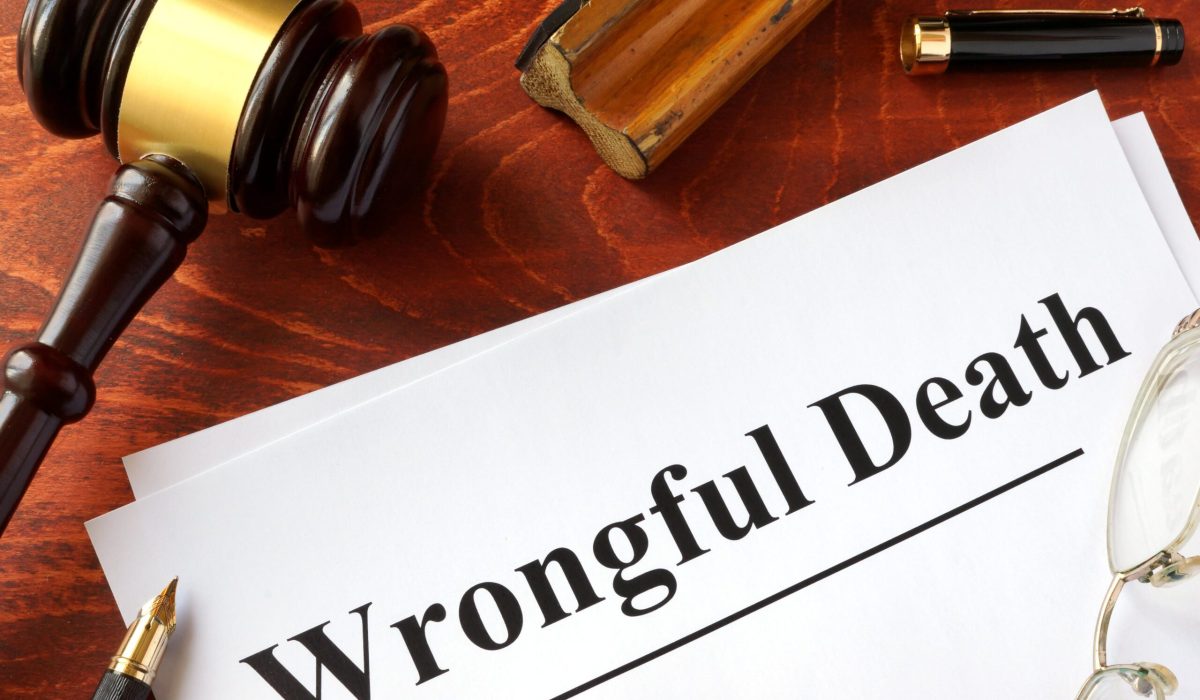 Wrongful Death Papers With Judges Hammer